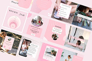 Wellness Instagram Template Canva, a Social Media Template by Deepa Template Studio (Thumbnail 7 of 12)