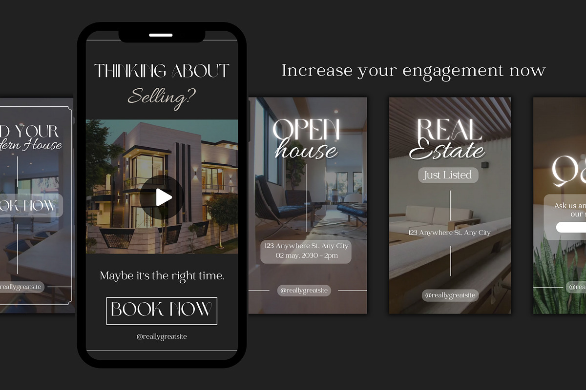 100 Realtor Reel Canva Templates, a Templates & Theme by TemplateCastleStore (Photo 8 of 10)