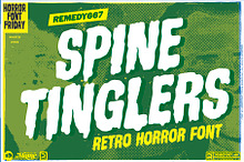 Spine Tinglers - Retro Horror Font