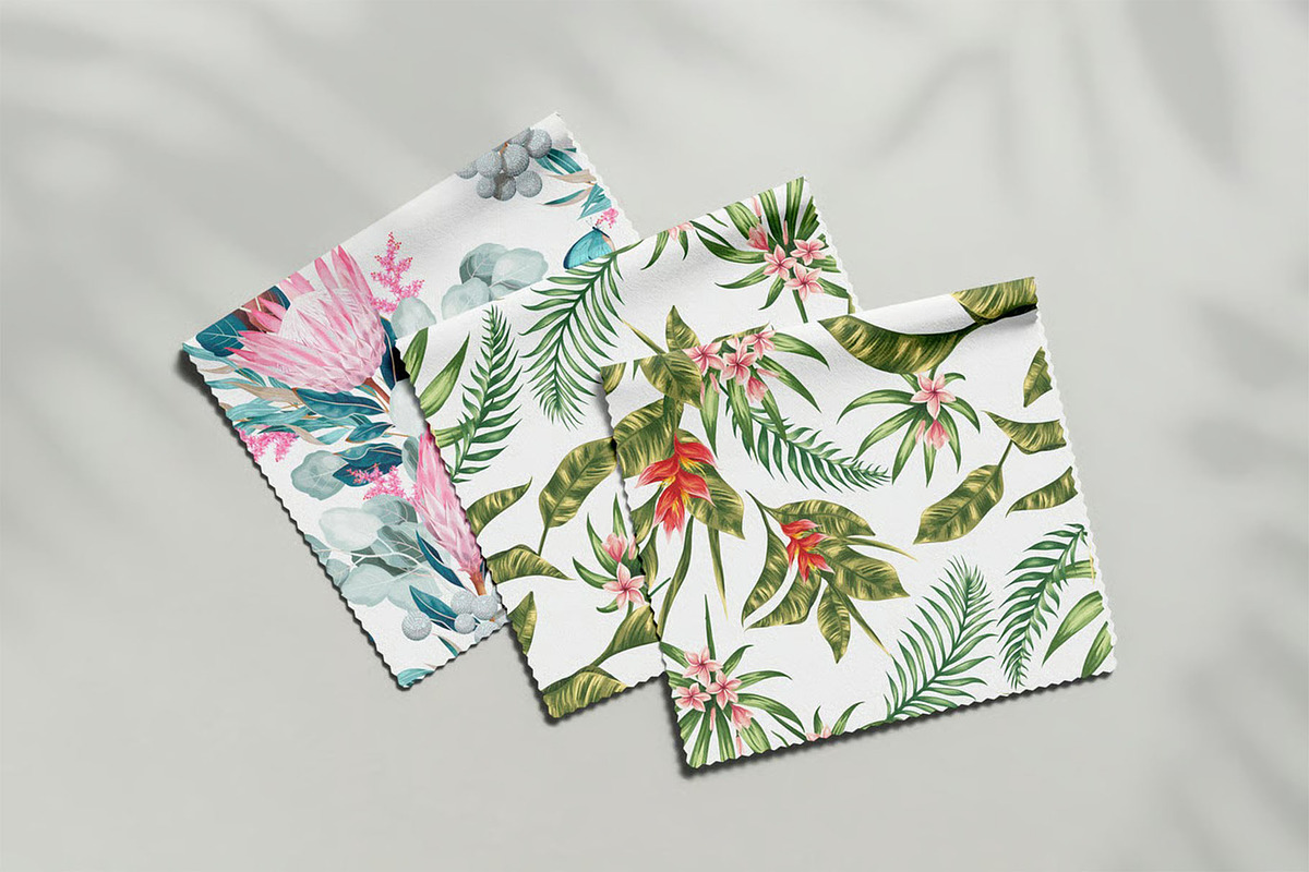 Fabric Swatches Mockup, a Merchandise Mockup by zippypixelstudio (Photo 7 of 11)