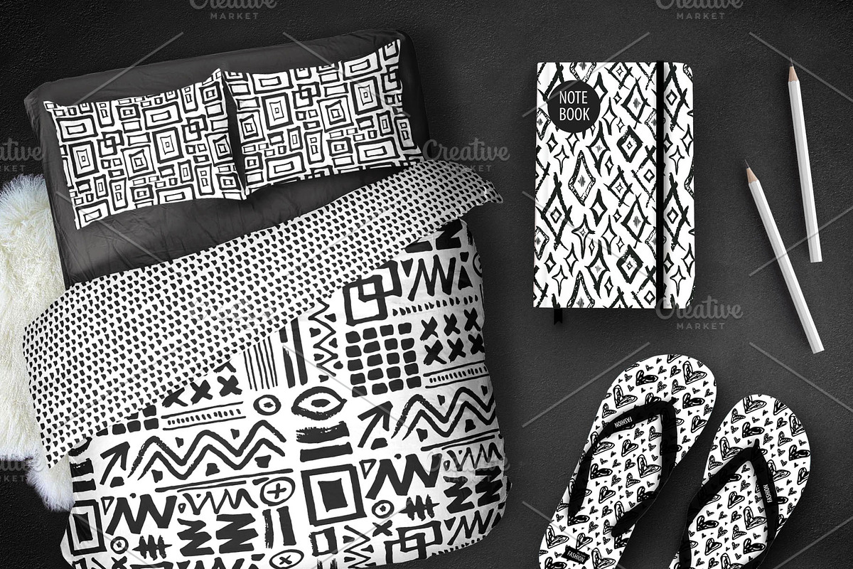 Black&White Patterns Collection, a Pattern Graphic by Iraida_Bearlala (Photo 2 of 3)