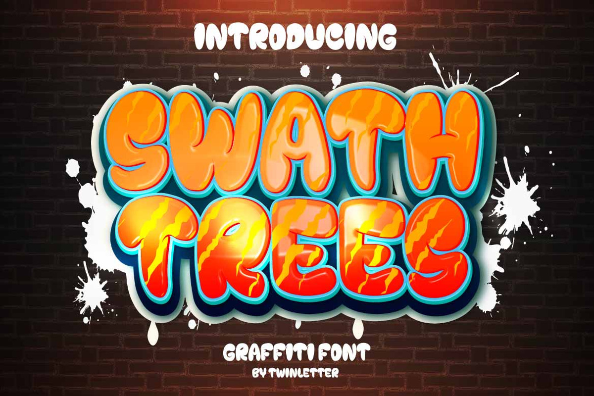 Swath Trees, a Font by twinstd (Photo 1 of 7)