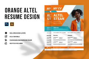 Orange Altel CV & Resume