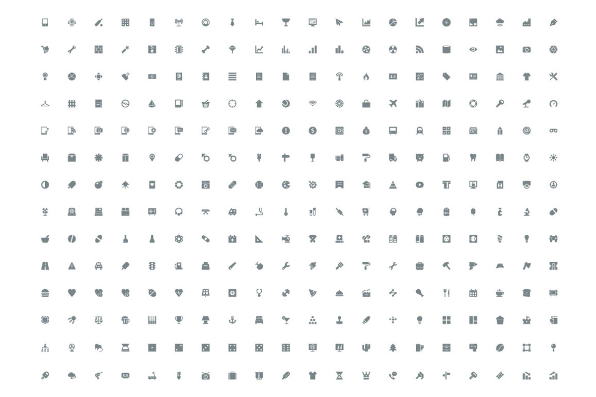 1000 Mini Vector Icons, an Outline Icon by Creative Stall (Photo 3 of 4)