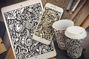 Art Graphics Doodles Patterns, a Pattern Graphic by BALABOLKA (Thumbnail 6 of 6)