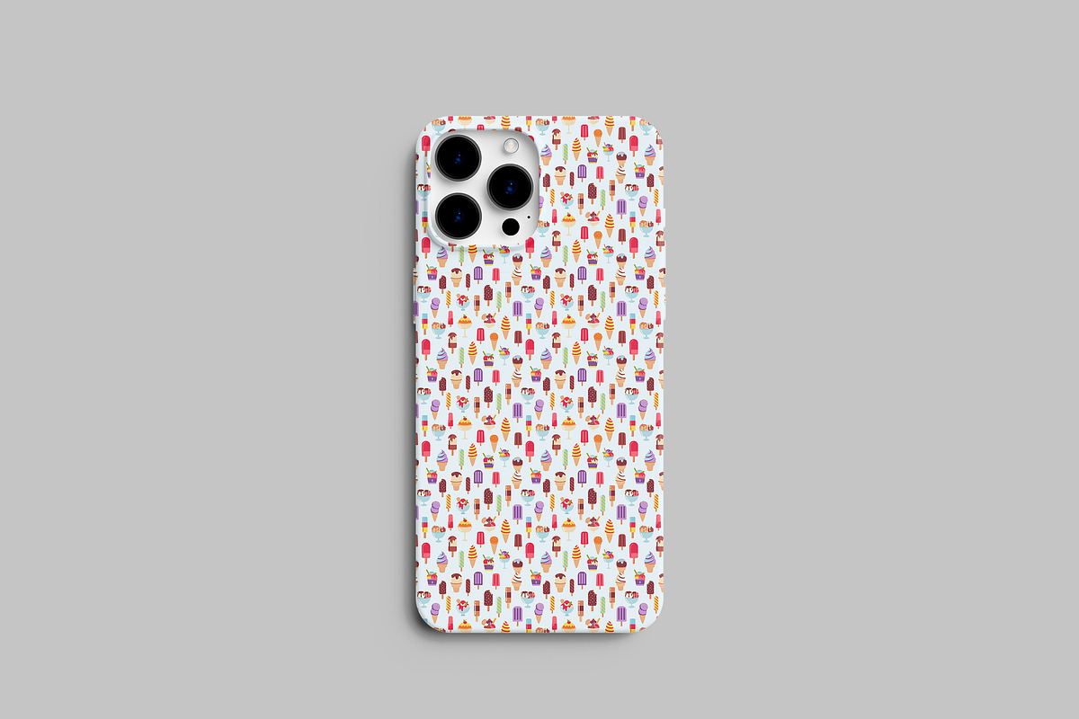 Ice Cream and Popsicle Pattern, a Pattern Graphic by Neermana (Photo 2 of 5)