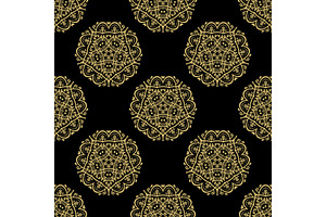 Seamless Orient Vector Background, a Decorative Illustration by FineArtStudio