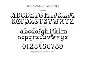 Luna Morta Mystical Luxury Serif