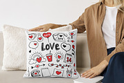 Valentine's Day Clipart Bundle SVG, an Outline Icon by PassionPNGcreation (Thumbnail 3 of 5)