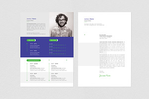 Resume and Cover Letter, a Resume Template by graphicook
