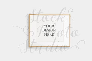 Frame Mockup Stock Photo