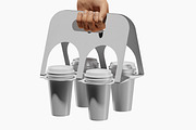Cup Holder Mockup, a Packaging Mockup by Unerispace (Thumbnail 3 of 5)