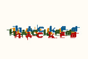 Hacked Font, a Font by Hughie Design Co. (Thumbnail 3 of 6)