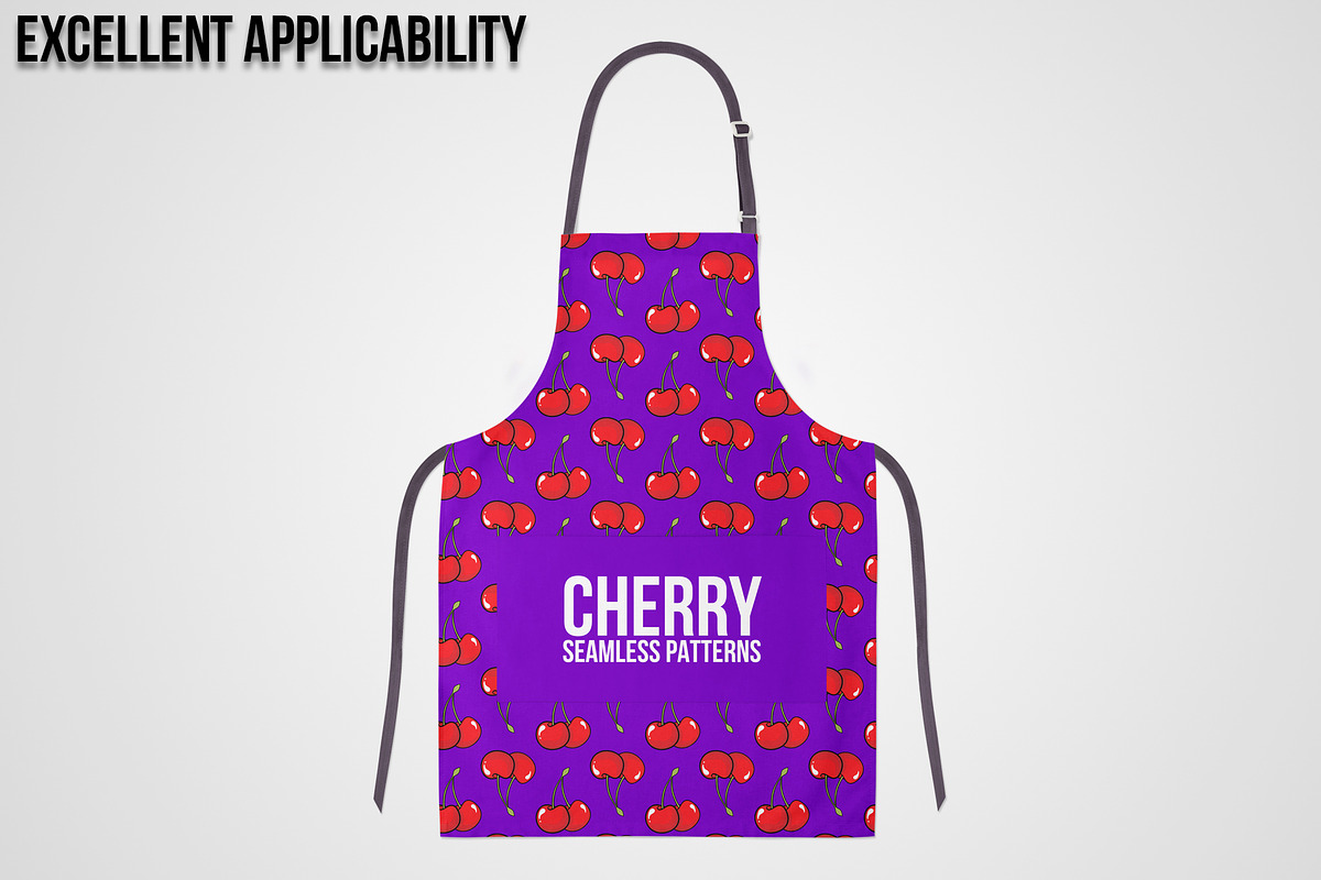 Cherry Seamless Patterns, a Pattern Graphic by 3Y_Design (Photo 5 of 6)