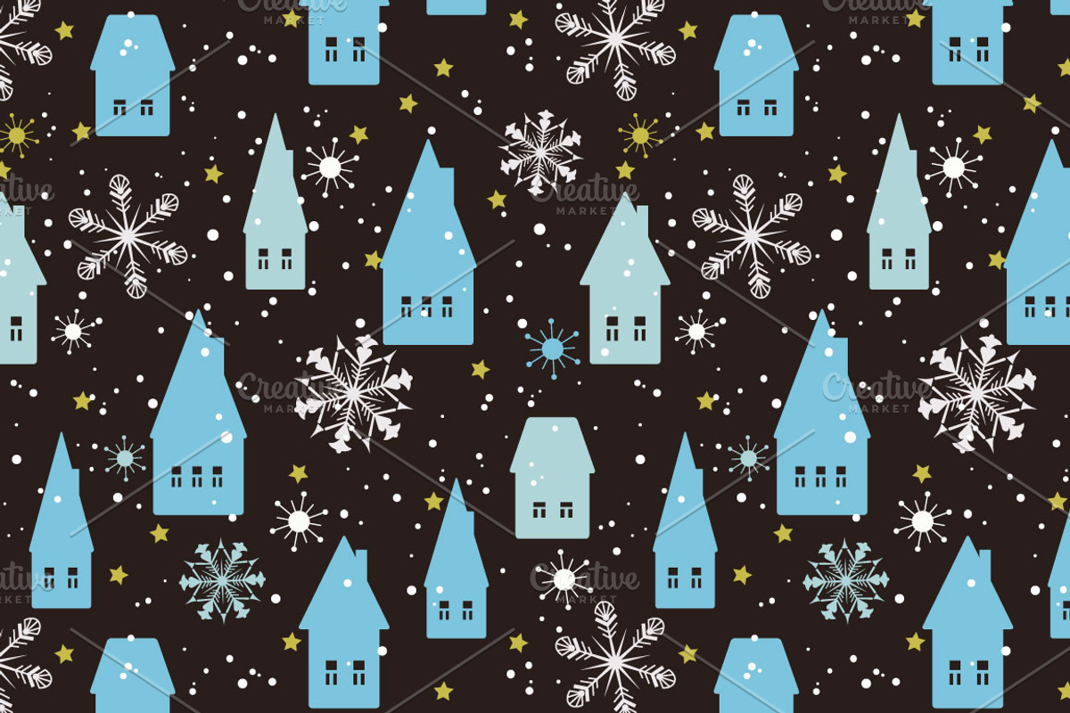 Christmas Seamless Patterns, a Pattern Graphic by Sunny Design (Photo 5 of 5)