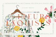 Fleurs Exquises, Hand made Prints!, a Pattern Graphic by TSTUDIO (Thumbnail 1 of 18)