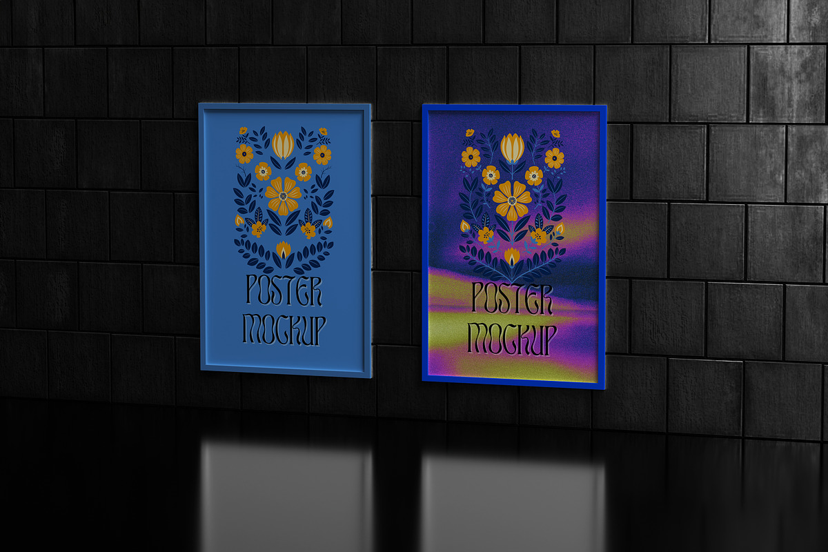 WALL POSTER MOCKUP, an Advertising Mockup by safrizalstudio (Photo 4 of 4)