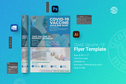 Covid Vaccine-19 Flyer, a Flyer Template by GraphicalMarket (Thumbnail 1 of 4)