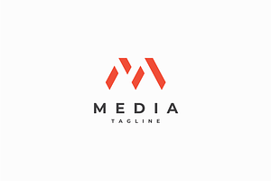Media Letter M Logo Design, a Branding & Logo Template by yopie