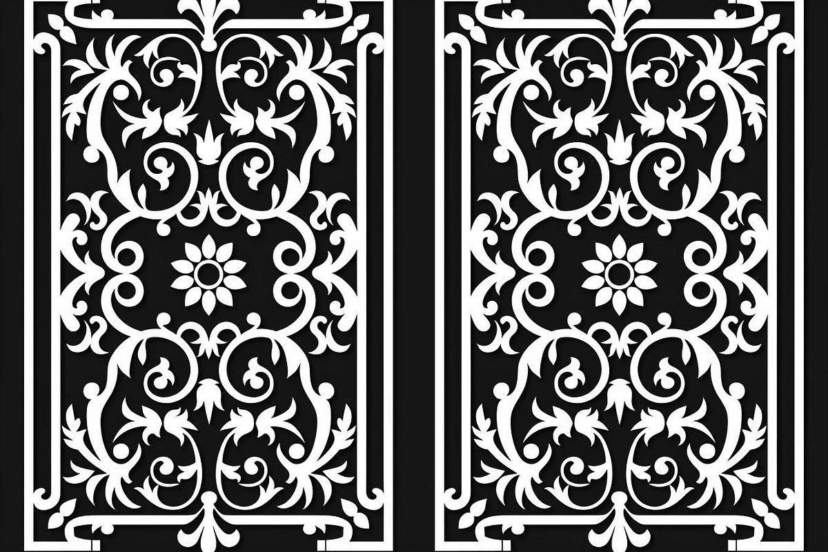 Decorative Laser Cut Vector Pack, an Illustration by hafijul (Photo 3 of 9)