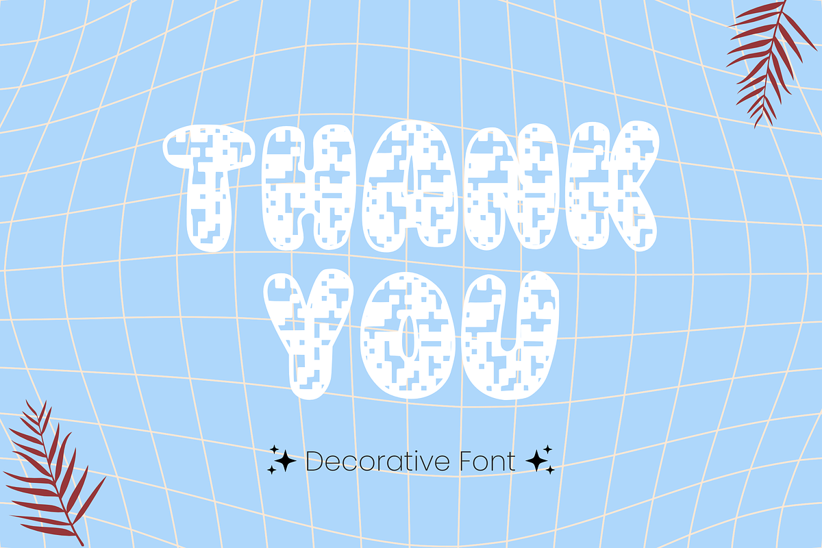 Cute Pixel - Decorative Font Types, a Font by KiddoGlyphs Studio (Photo 3 of 3)