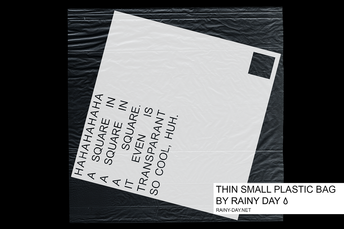 Thin small plastic bag, a Product Mockup by Rainy Day (Photo 1 of 5)