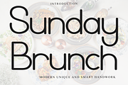 Sunday Brunch, a Sans Serif Font by InermediaSTUDIO (Thumbnail 1 of 8)