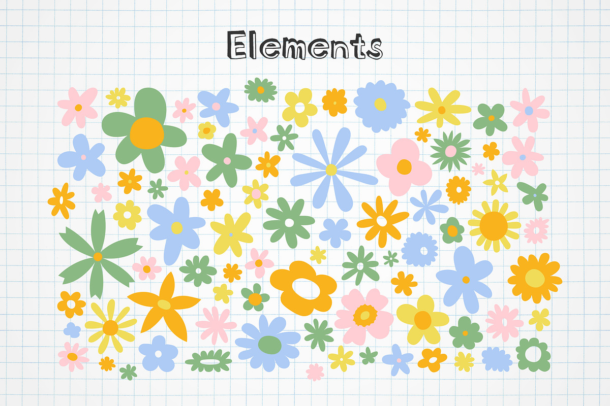 Soft Florals: Graphics + Patterns, a Pattern Graphic by Dedraw Studio (Photo 10 of 21)