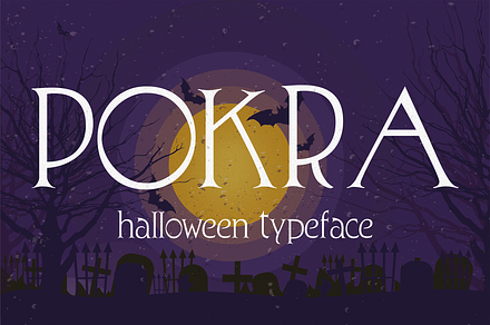Pokra - Halloween Typeface, a Serif Font by HipFonts