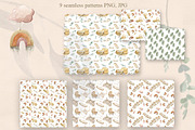Bohemian Nursery Watercolor, an Illustration by Love Watercolor Store (Thumbnail 5 of 7)