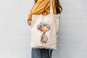 Summer Funny Grandma Clipart, an Illustration by CreationArt (Thumbnail 3 of 7)