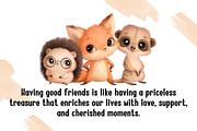 Friend Little Fox - Handwritten, a Handwritten Font by Charmingbear59.design (Thumbnail 4 of 6)