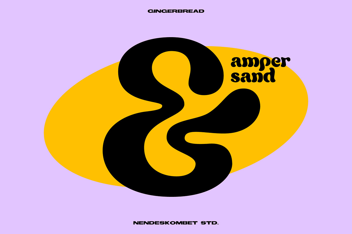 GingerBread - A Display Typeface, a Sans Serif Font by NendesKombet Studio (Photo 8 of 12)