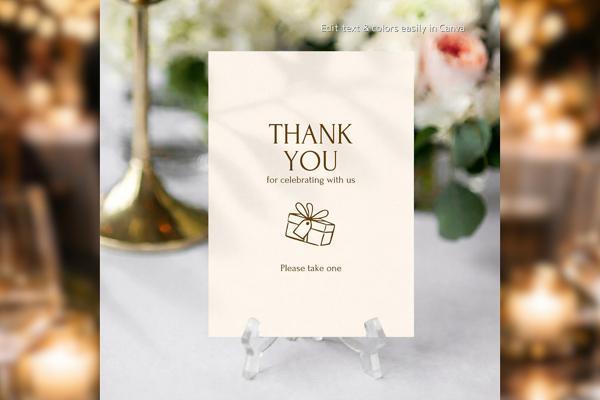 Luxury Wedding Favors Canva bd004, a Card Template by TyphoonStudio (Photo 3 of 8)