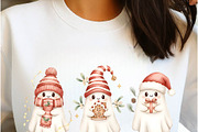 Christmas Ghost PNG Clipart, an Object Graphic by Digi_Design_World (Thumbnail 4 of 4)