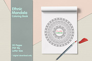 Ethnic Mandala Coloring Book, a Graphic by MISTstudioDesign (Thumbnail 1 of 8)