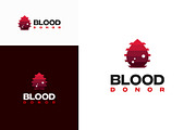 Set of Blood Donor logo designs, a Branding & Logo Template by Lucky Creative (Thumbnail 3 of 5)
