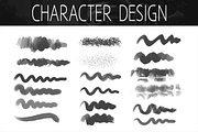 Procreate Character Design Brushes, a Brush Add-On by Extreme Brushes (Thumbnail 3 of 4)