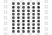 Mobile interface fill and line icons, a Solid Icon by Nazim's Shop (Thumbnail 2 of 9)