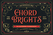 Chord Brights - A Layered Typeface