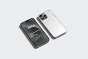 Iphone 15 Pro Max Mockup, an iPhone Mockup by graphiccrew (Thumbnail 9 of 14)