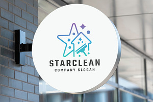 Star Clean Home Logo, a Branding & Logo Template by Design_Planet