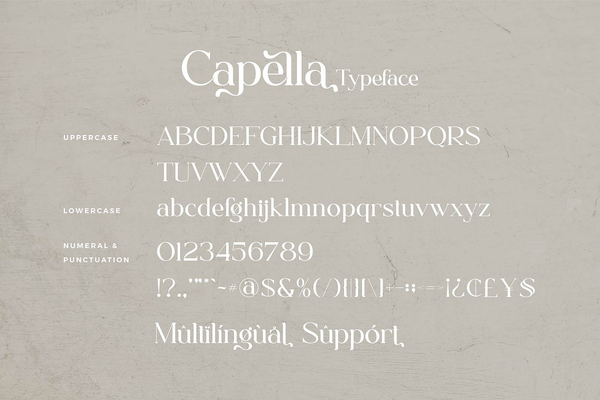 Capella - Stylish Ligature Font, a Serif Font by Aqeel_Art (Photo 7 of 9)