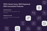 Animated VR Icon Art Set, an Outline Icon by Prosymbols (Thumbnail 2 of 4)