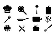 Kitchen Cooking Icon Vector Bundle, an Illustration by jahid234 (Thumbnail 40 of 51)