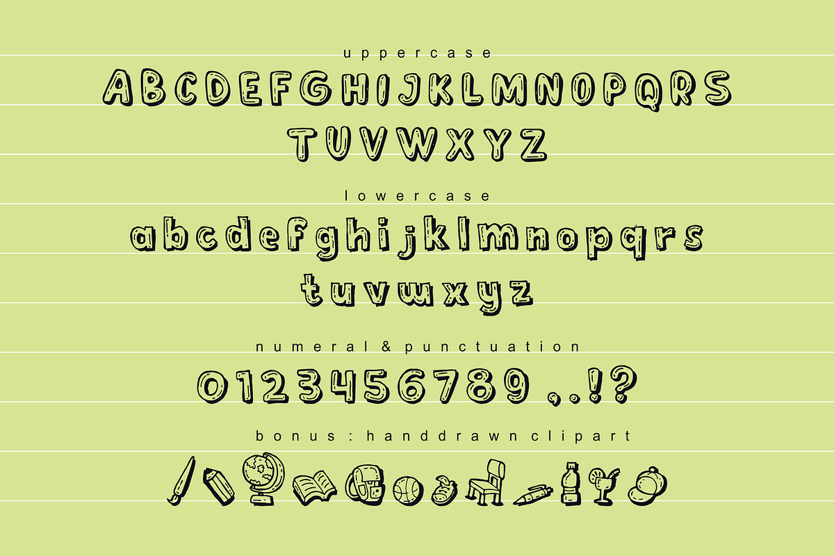 Woodix Font, a Handwritten Font by nIznaztype (Photo 3 of 6)