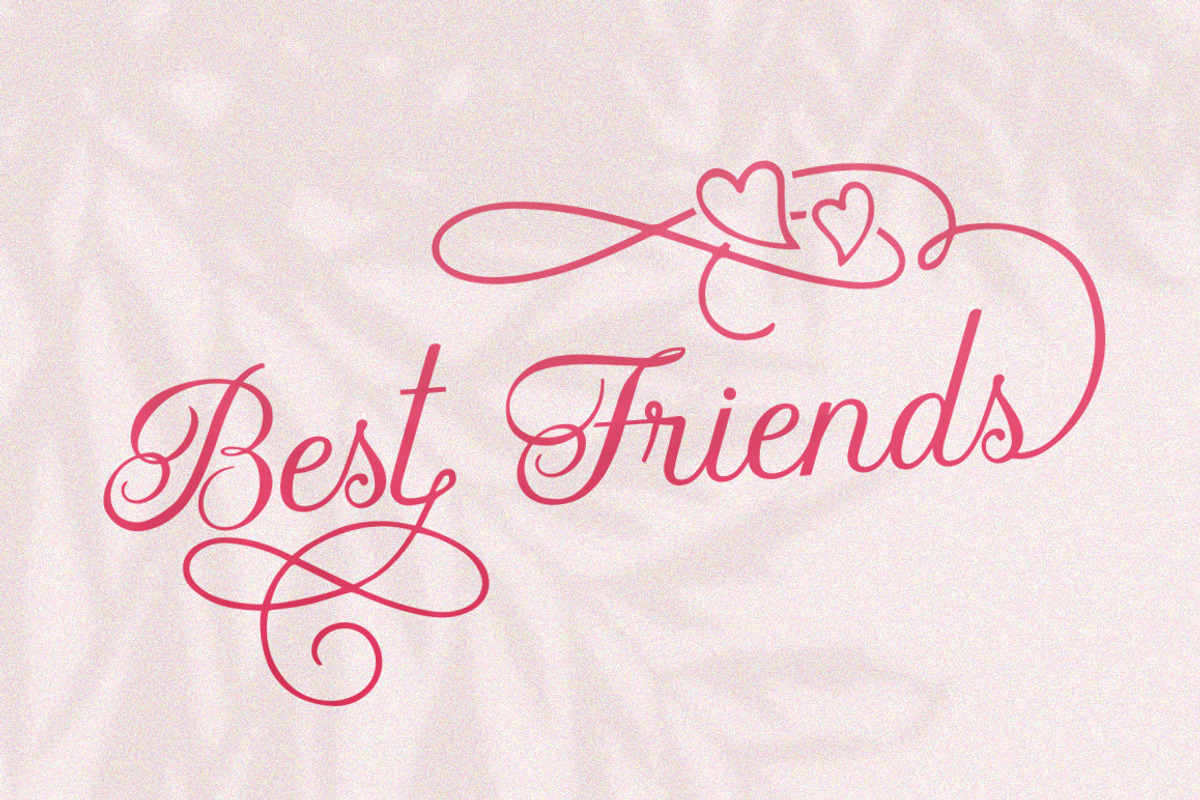 Just Hello Script Font preview 2