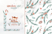 70% off Watercolor Christmas Bundle, an Animal Illustration by Peace ART (Thumbnail 34 of 37)