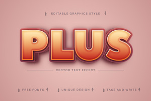 Good 3D - Editable Text Effect, Font