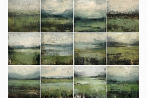 Rustic Landscape Paintings